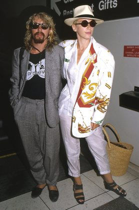 Annie Lennox and Dave Stewart of the Eurythmics circa 1987