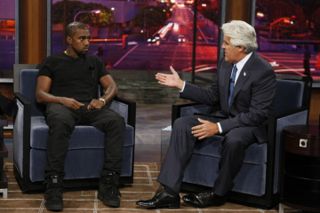 Still of Jay Leno and Kanye West in The Jay Leno Show (2009)