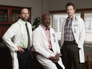 Still of James Le Gros, Delroy Lindo and James Tupper in Mercy (2009)