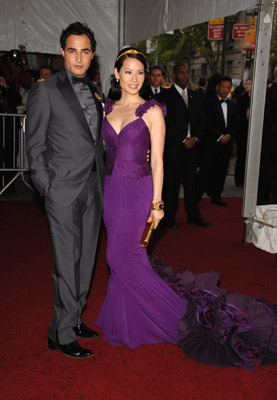 Lucy Liu and Zac Posen