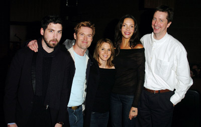 Hal Hartley, Sabrina Lloyd, Leo Fitzpatrick, Bill Sage and Tatiana Abracos at event of The Girl from Monday (2005)