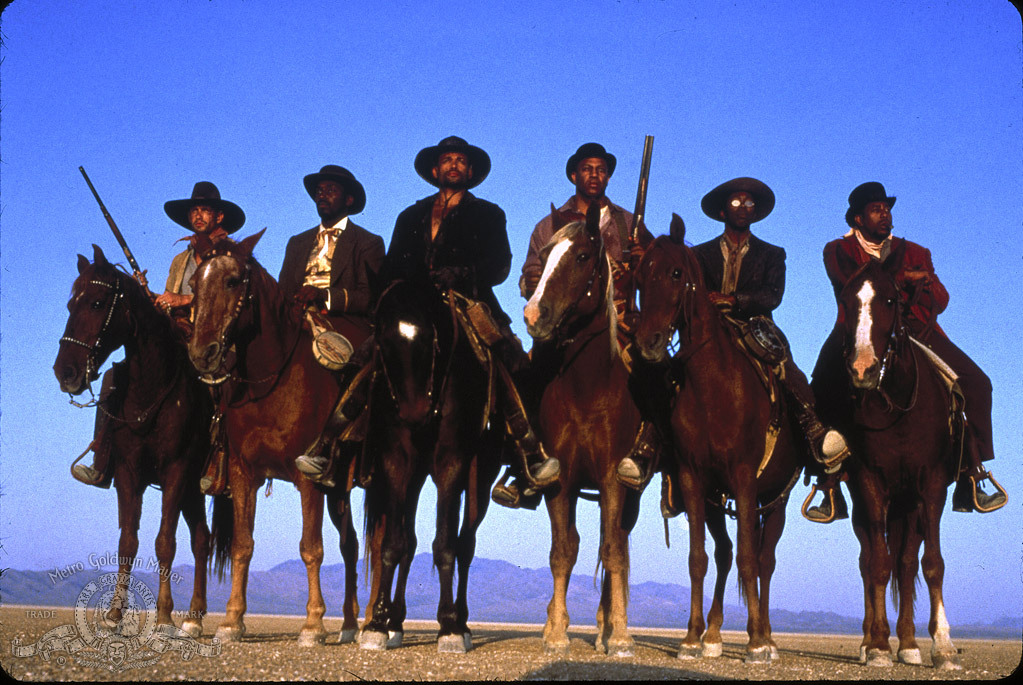 Still of Stephen Baldwin, Tommy 'Tiny' Lister, Tone Loc, Mario Van Peebles, Big Daddy Kane and Charles Lane in Posse (1993)