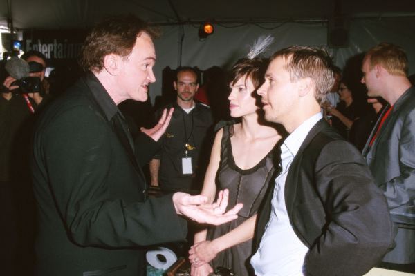 Quentin Tarantino, Chad Lowe and Hilary Swank
