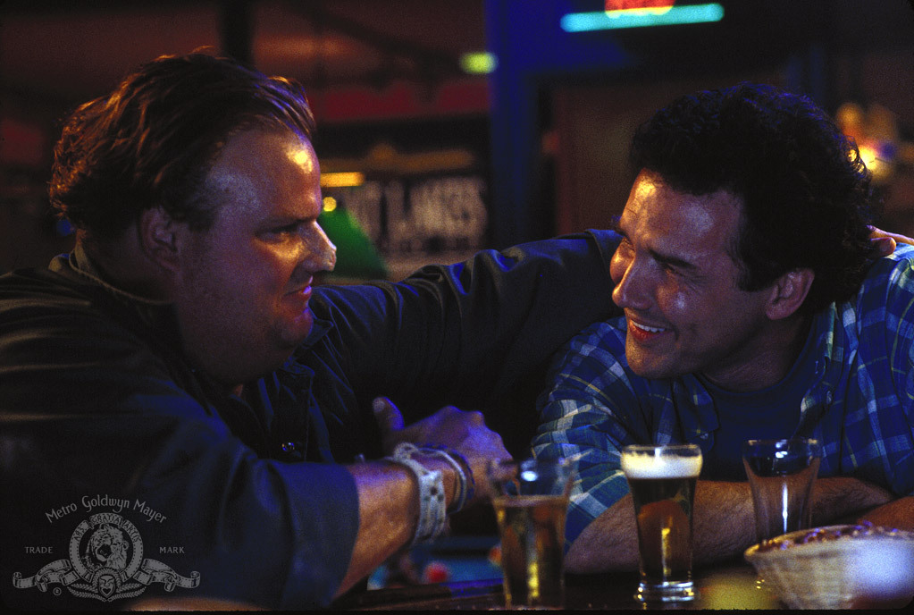 Still of Chris Farley and Norm MacDonald in Dirty Work (1998)