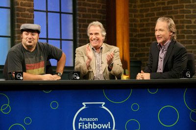 Henry Winkler, Bill Maher and Frank Coraci at event of Amazon Fishbowl with Bill Maher (2006)