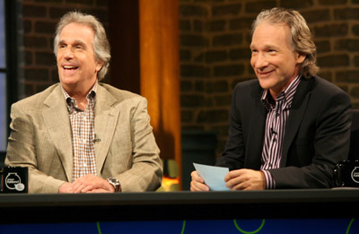 Henry Winkler and Bill Maher at event of Amazon Fishbowl with Bill Maher (2006)