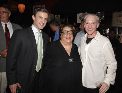 Bill Maher, Daniel Lawrence Abrams and Elaine Kaufman