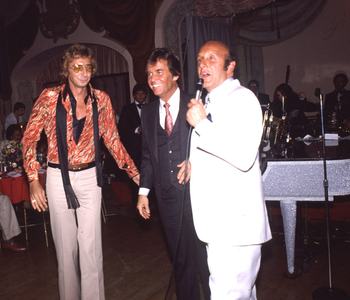 Barry Manilow, Dick Clark and Clive Davis