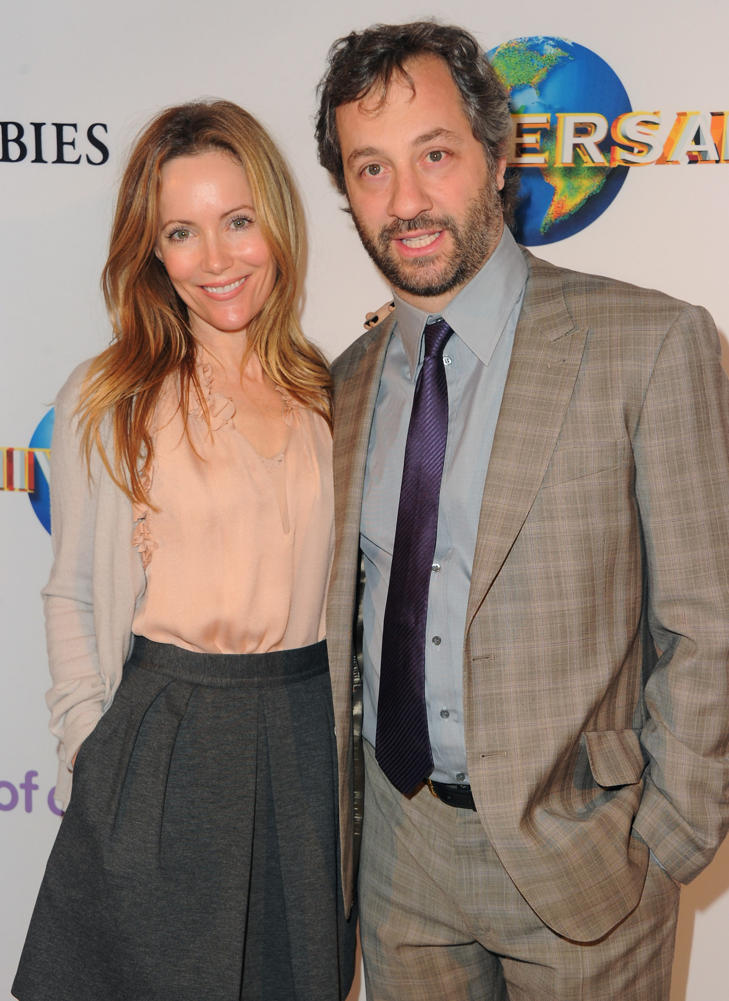 Leslie Mann and Judd Apatow