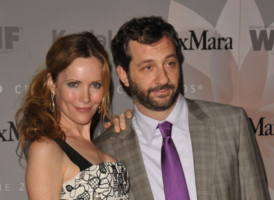 Leslie Mann and Judd Apatow