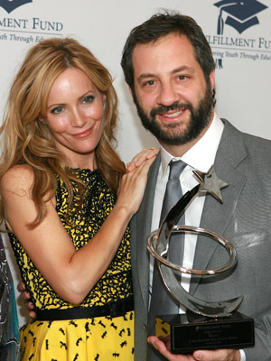 Leslie Mann and Judd Apatow