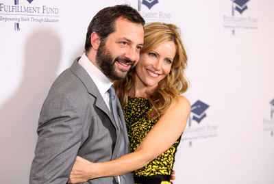 Leslie Mann and Judd Apatow