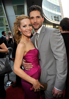 Leslie Mann and Eric Bana at event of Funny People (2009)