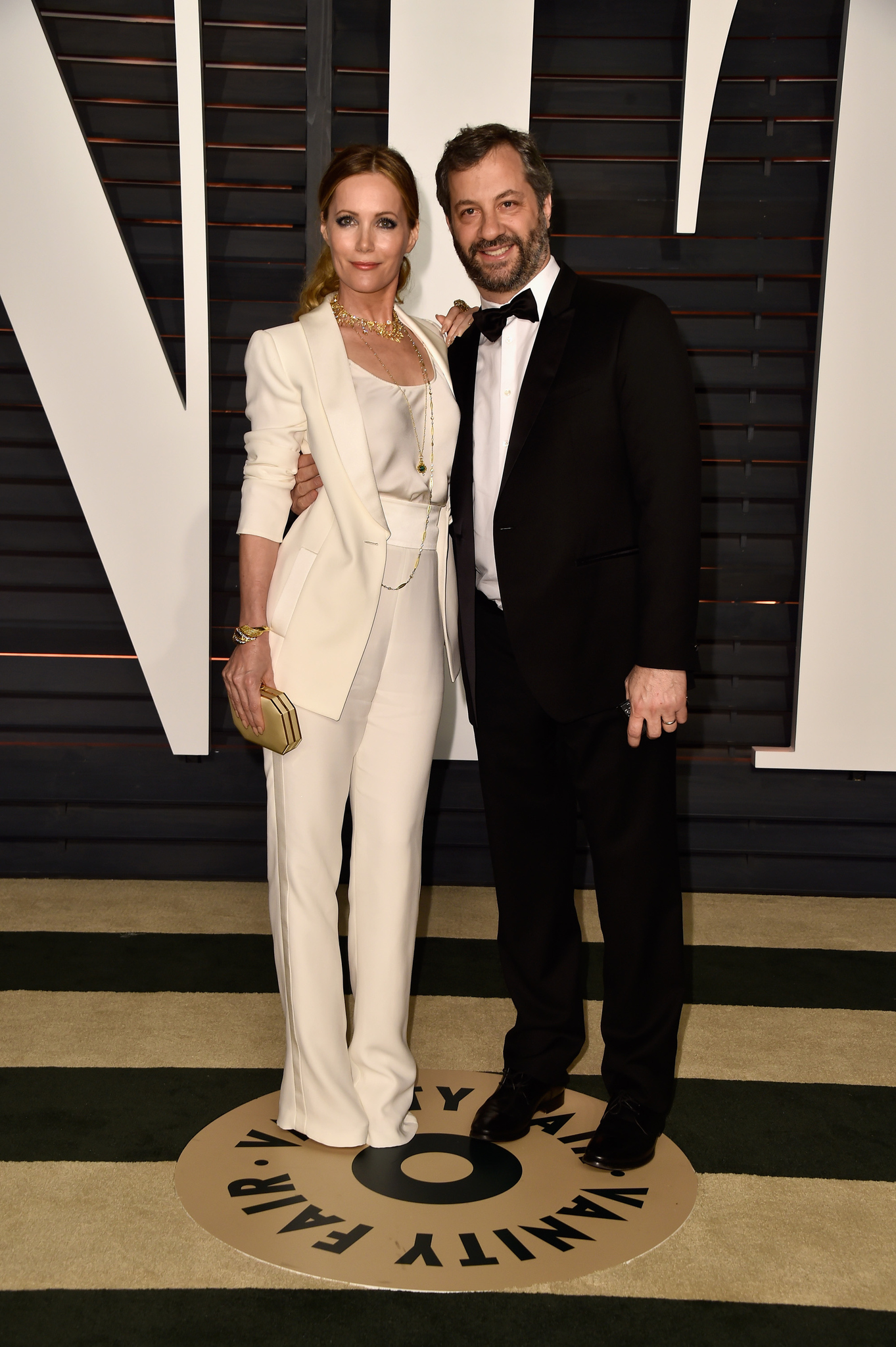 Leslie Mann and Judd Apatow at event of The Oscars (2015)