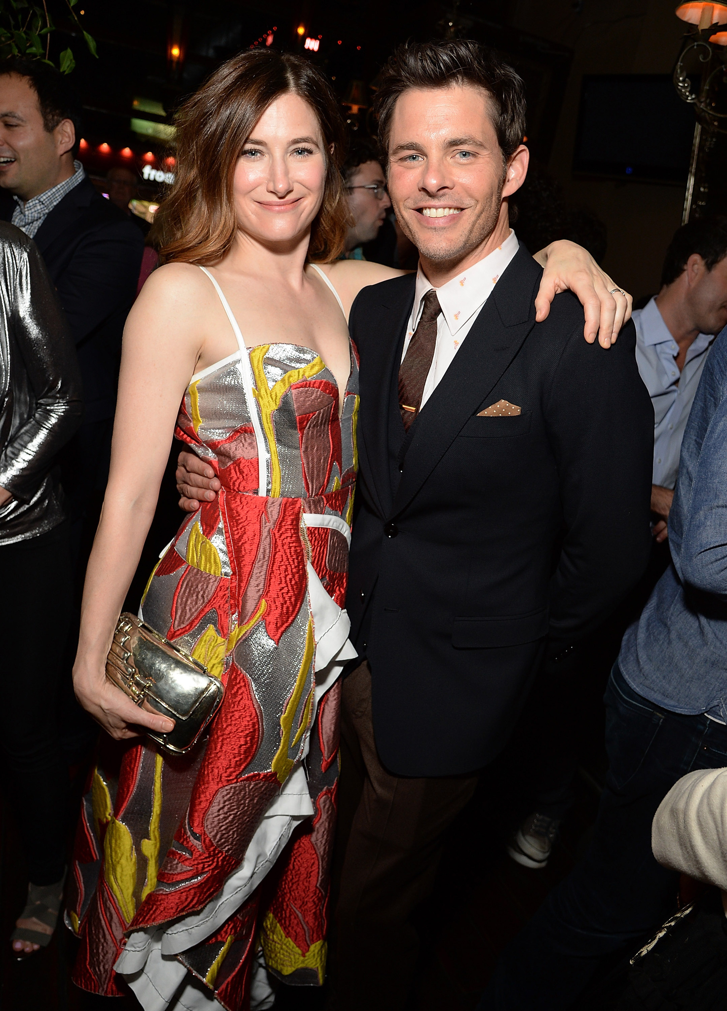 James Marsden and Kathryn Hahn at event of The D Train (2015)