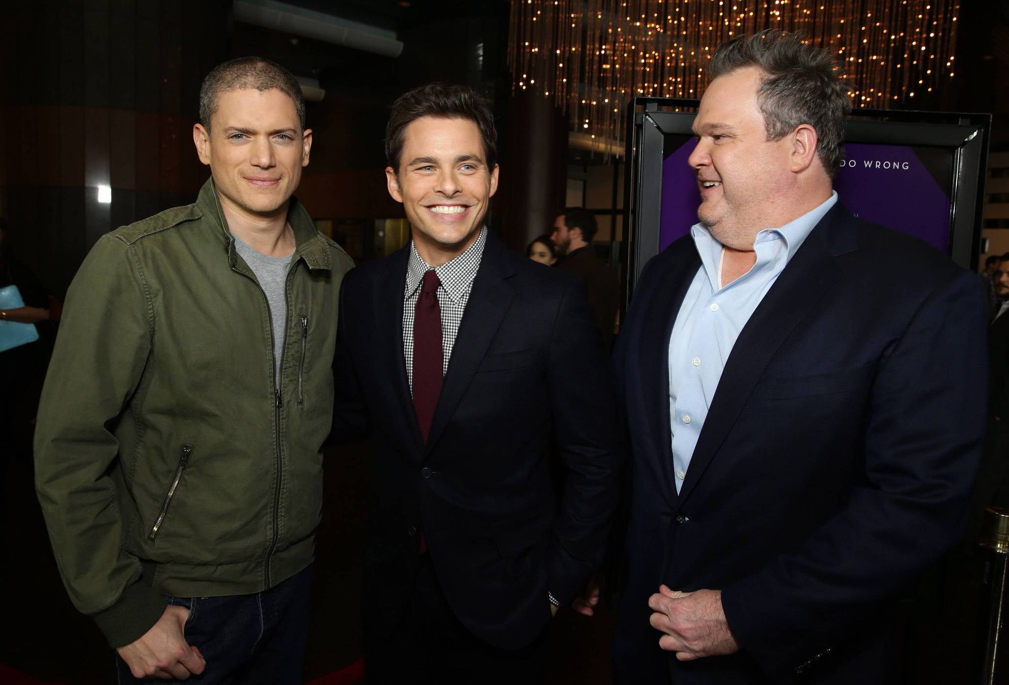 James Marsden, Wentworth Miller and Eric Stonestreet at event of Loftas (2014)