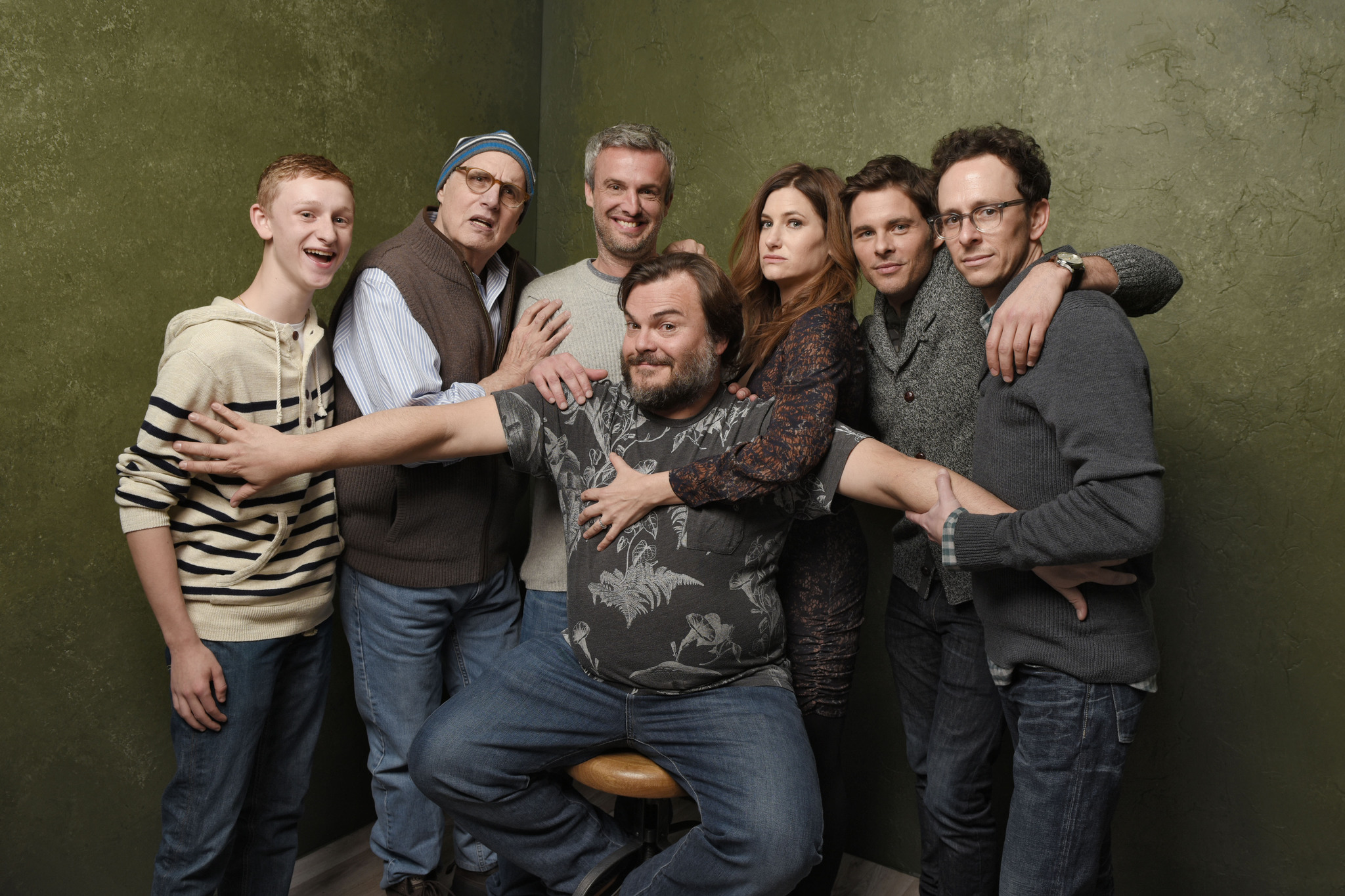 Jeffrey Tambor, James Marsden, Jack Black, Jarrad Paul, Kathryn Hahn, Andrew Mogel and Russell Posner