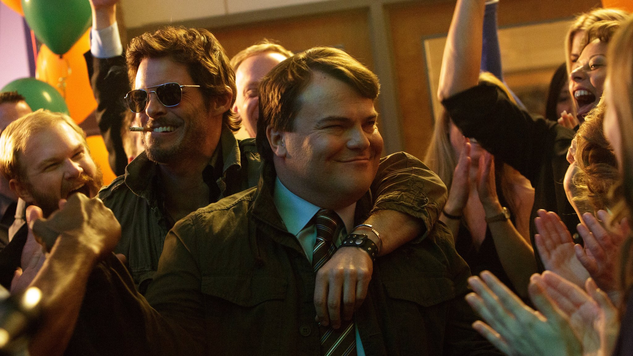 Still of James Marsden and Jack Black in The D Train (2015)