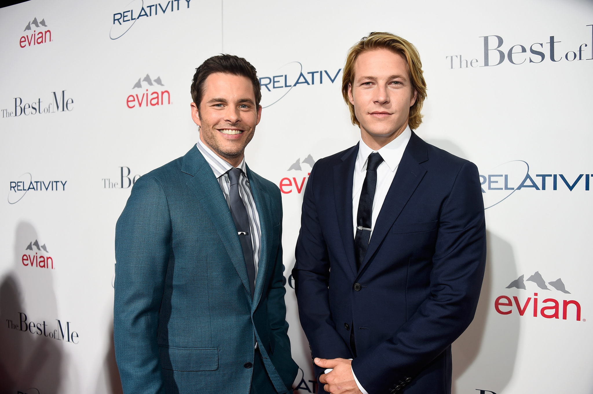 James Marsden and Luke Bracey at event of Geriausia, ka turiu (2014)