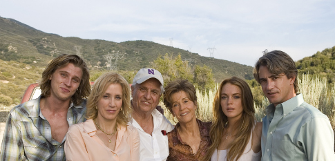 Jane Fonda, Dermot Mulroney, Felicity Huffman, Garry Marshall, Lindsay Lohan and Garrett Hedlund in Georgia Rule (2007)