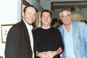 (left to right) Kevin Spacey, Rowan Joseph, and Garry Marshall at the opening of COBB at the Falcon Theatre.