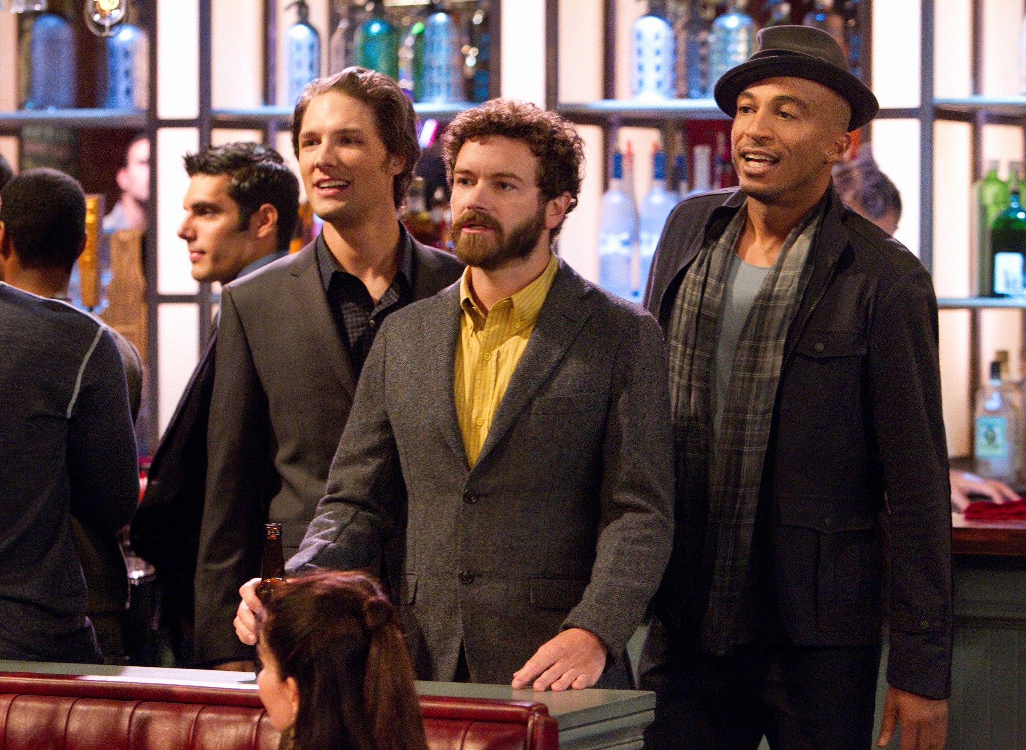 Still of Danny Masterson, James Lesure and Michael Cassidy in Men at Work (2012)