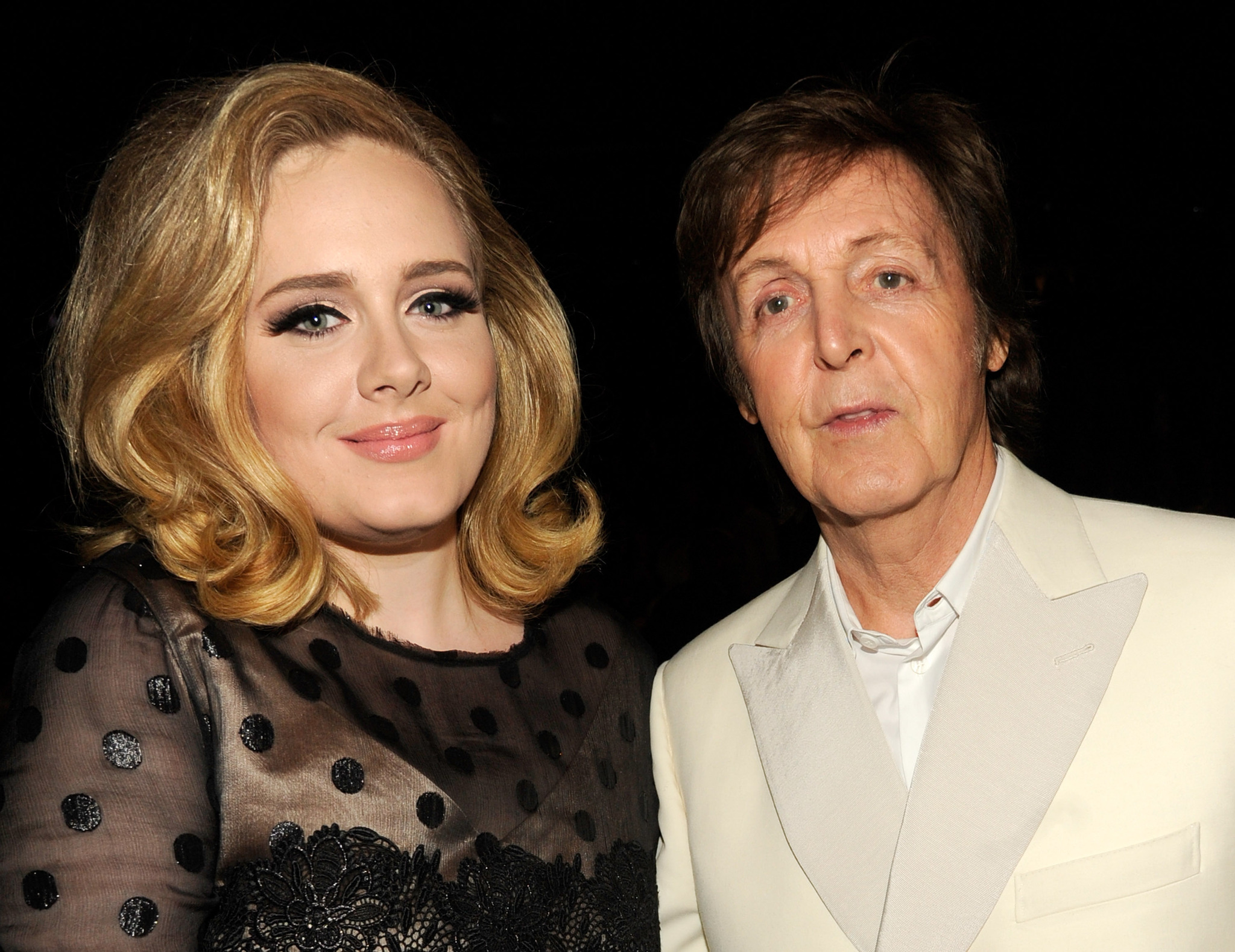 Paul McCartney and Adele