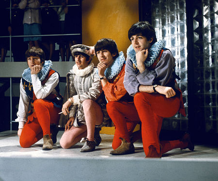 The Beatles Ringo Starr, Paul McCartney ,John Lennon, and George Harrison in London 1964