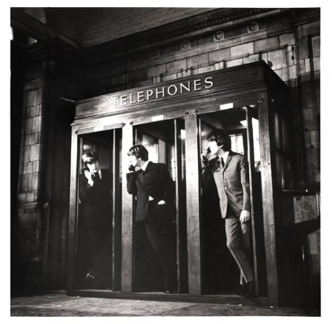 Paul McCartney, John Lennon and George Harrison in A Hard Day's Night (1964)
