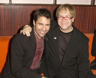 Elton John and Eric McCormack