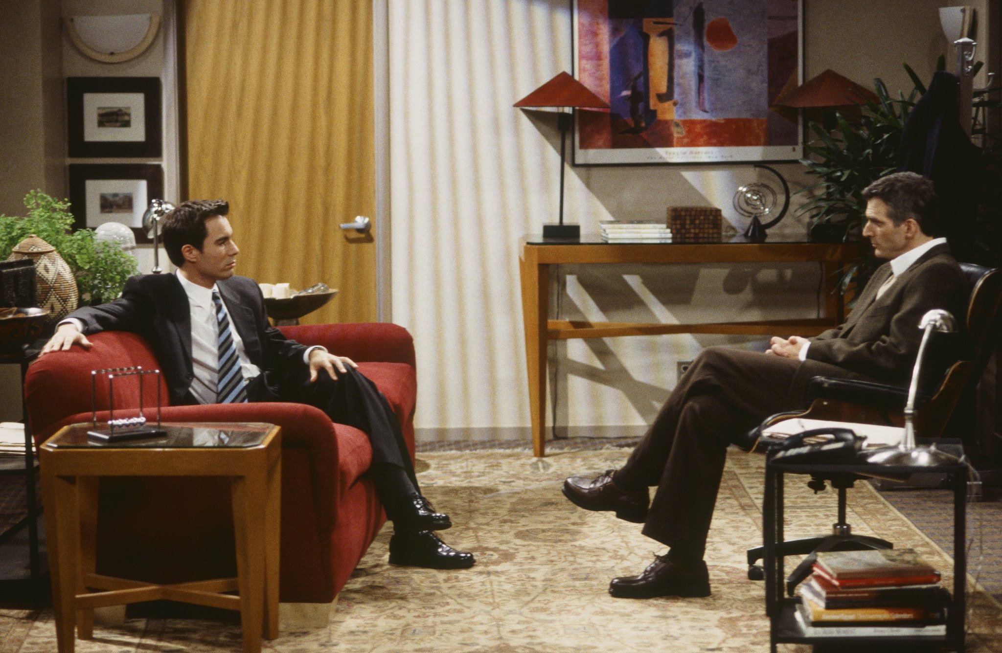 Still of Eric McCormack and Markus Flanagan in Will & Grace (1998)
