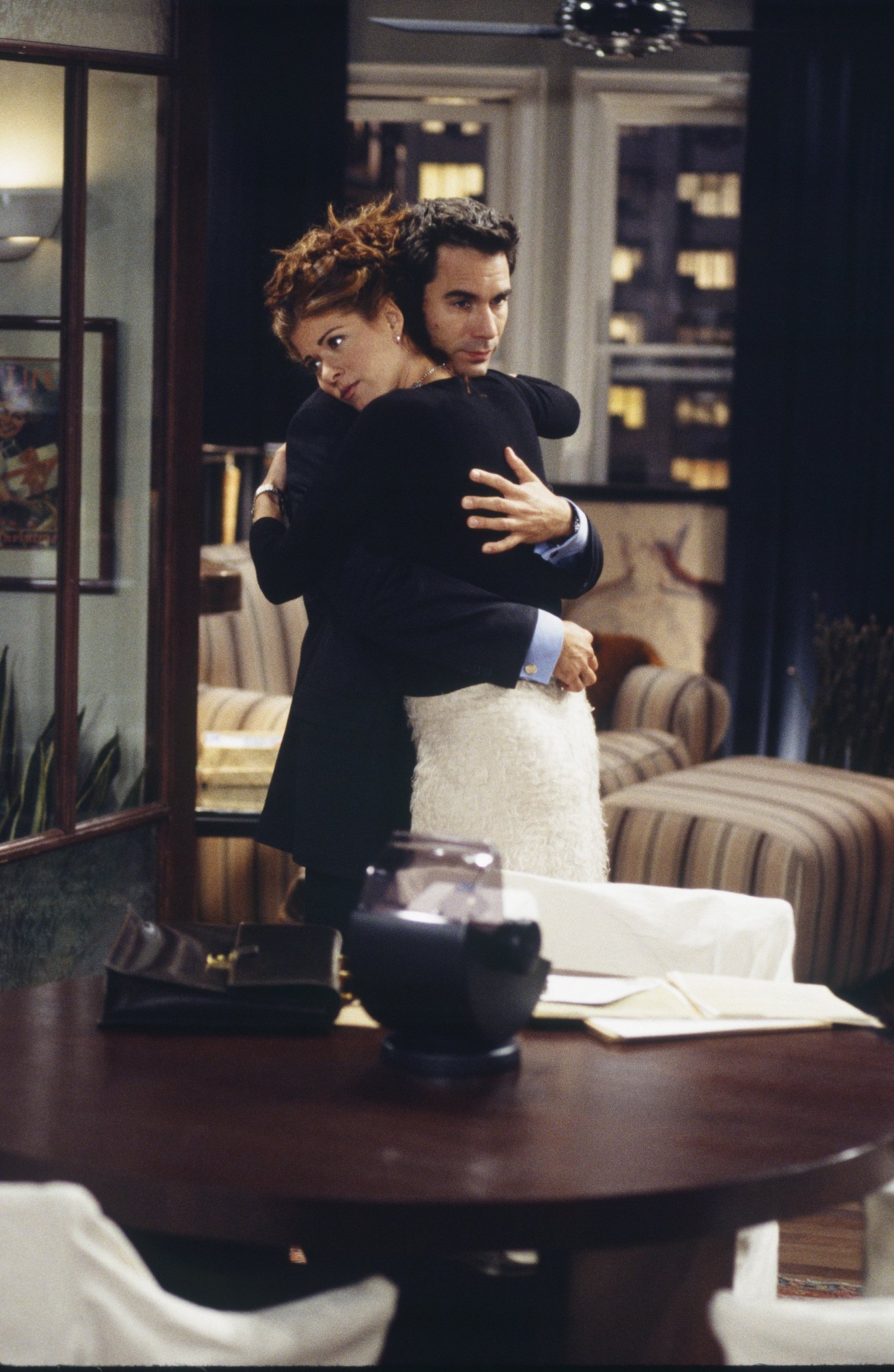Still of Eric McCormack and Debra Messing in Will & Grace (1998)