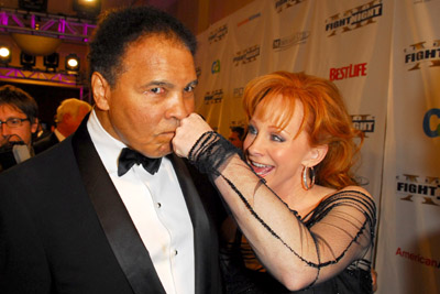 Muhammad Ali and Reba McEntire