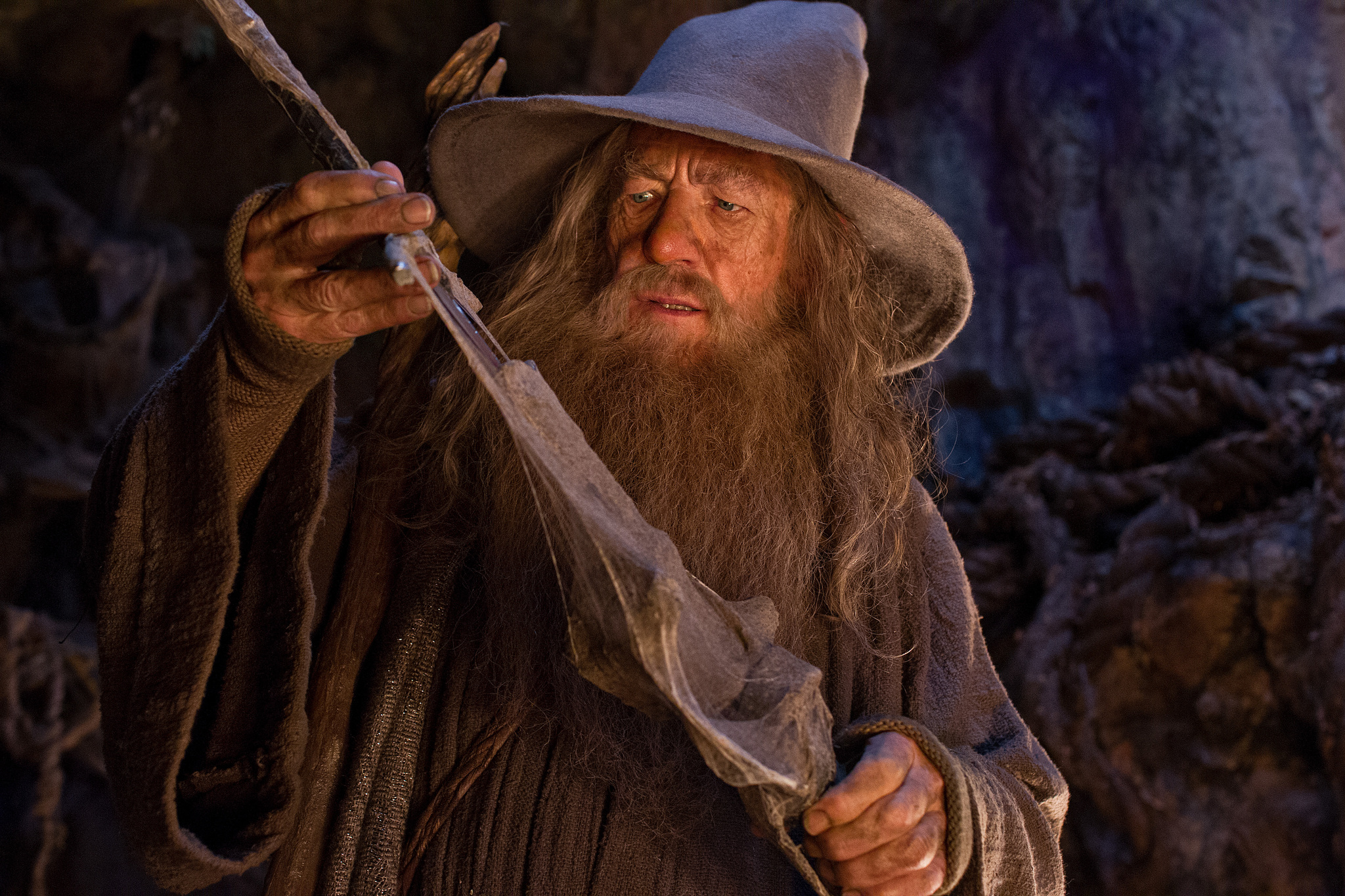 Still of Ian McKellen in Hobitas: nelaukta kelione (2012)