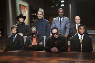 Still of Clint Black, Brian McKnight, Dennis Rodman, Tom Green, Herschel Walker and Jesse James in The Apprentice (2004)