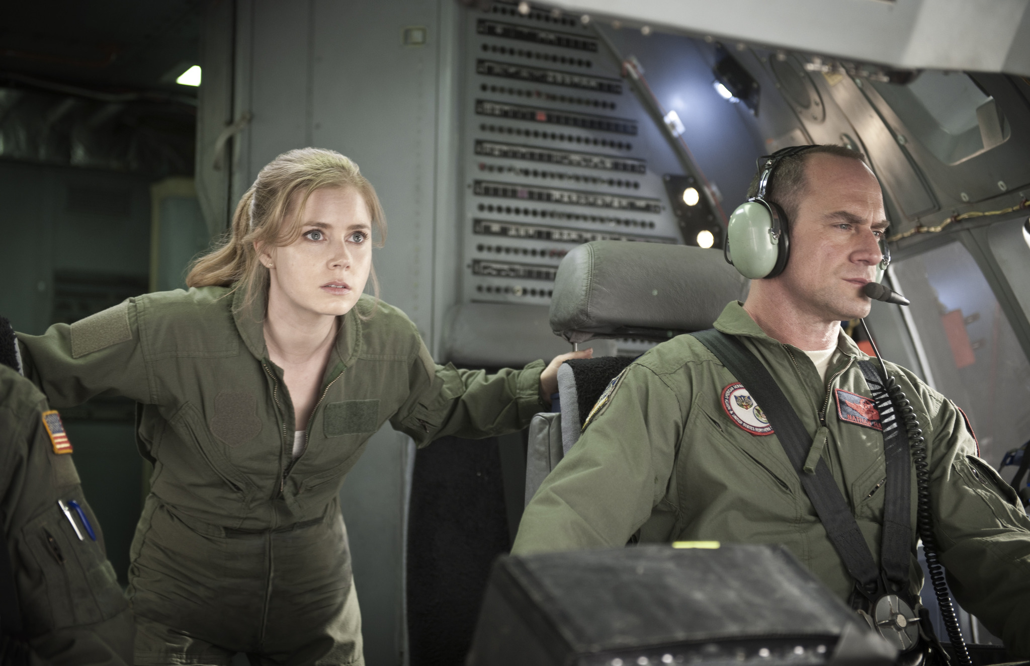 Still of Christopher Meloni and Amy Adams in Zmogus is plieno (2013)