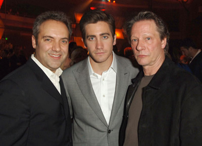 Sam Mendes, Chris Cooper and Jake Gyllenhaal at event of Jarhead (2005)