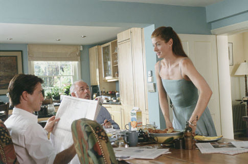 Still of Dermot Mulroney, Debra Messing and Peter Egan in The Wedding Date (2005)