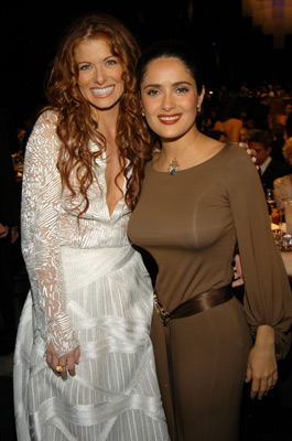 Salma Hayek and Debra Messing