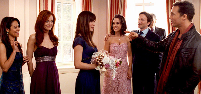 Still of Matthew McConaughey, Lacey Chabert, Jennifer Garner, Breckin Meyer, Camille Guaty and Rachel Boston in Ghosts of Girlfriends Past (2009)