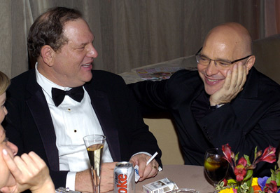 Anthony Minghella and Harvey Weinstein