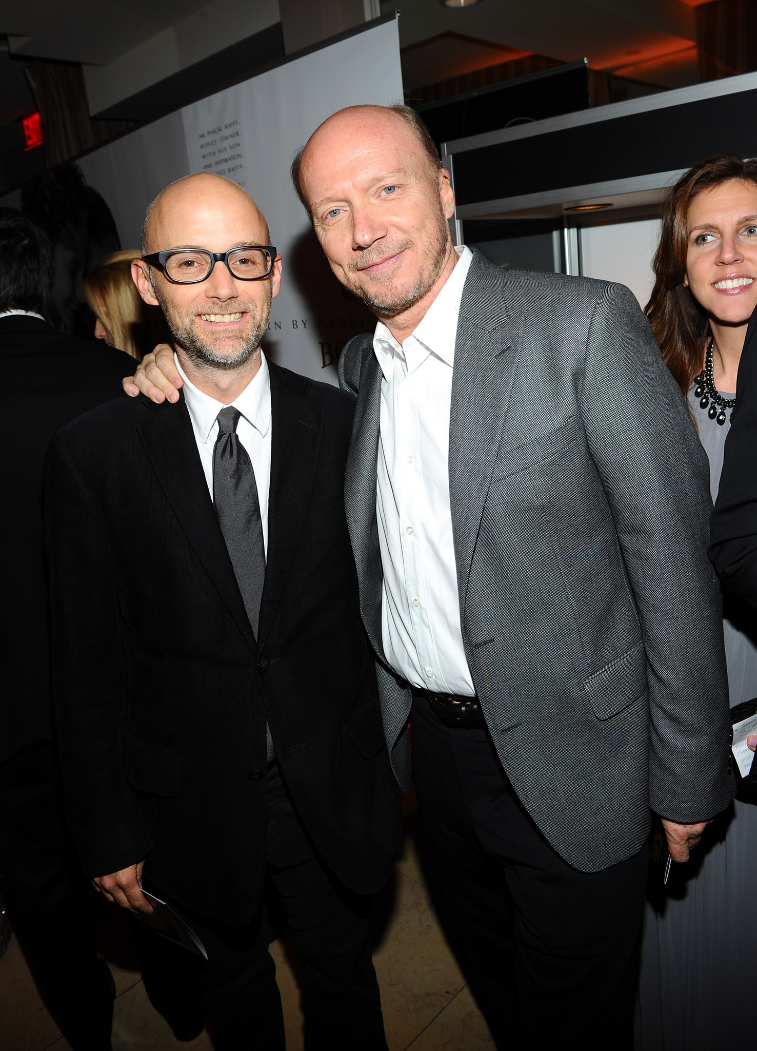 Moby and Paul Haggis