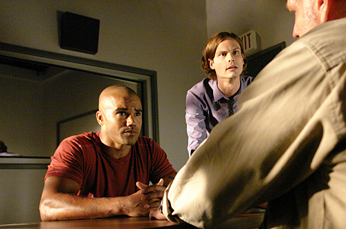 Still of Shemar Moore and Matthew Gray Gubler in Nusikalstami protai (2005)