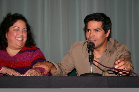 Women in Film Actors Group event at Raleigh Studios in Los Angeles! Special Guest speaker is the genuinehearted and down to earth Esai Morales. The Chairperson and Moderator of the WIF Actors Group is Leslie Berger. April 17, 2004