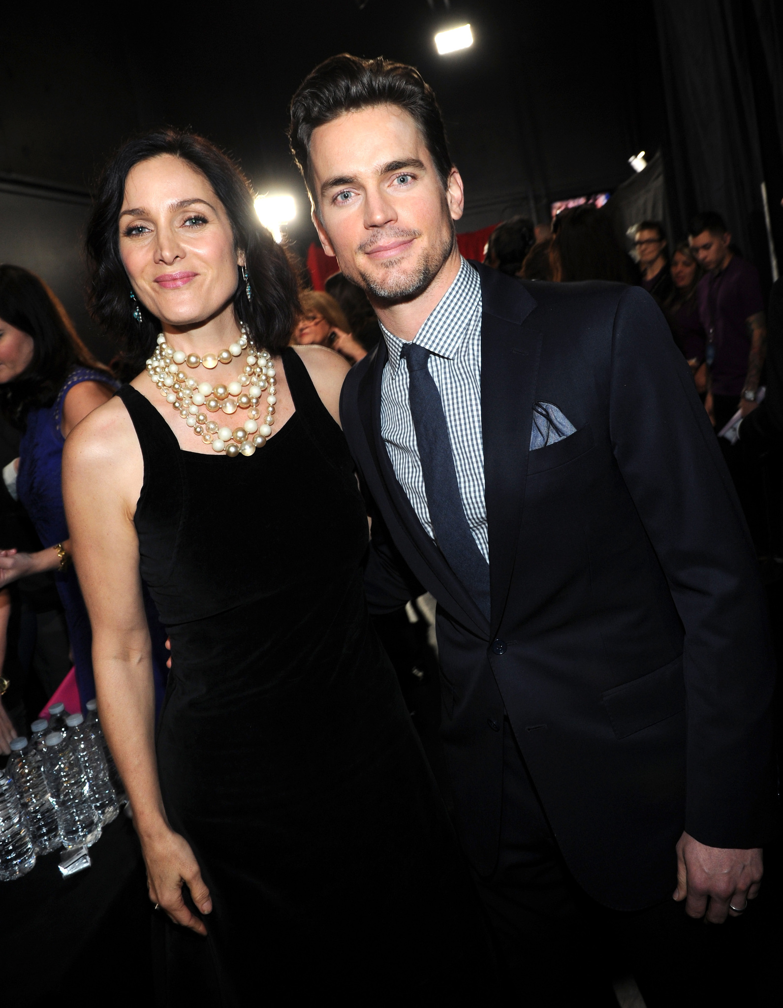 Carrie-Anne Moss and Matt Bomer at event of The 39th Annual People's Choice Awards (2013)