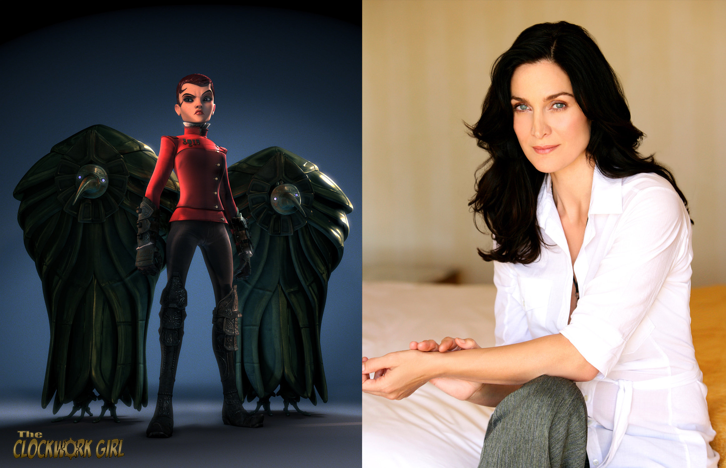 Carrie-Anne Moss as Admiral Wells in Luximation's 