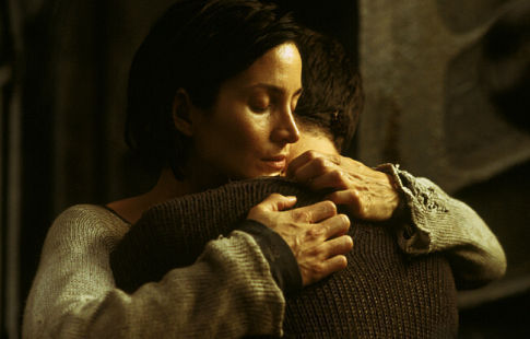 Still of Carrie-Anne Moss in Matrica. Revoliucijos (2003)