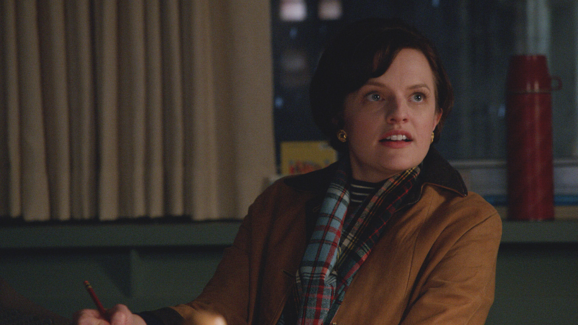 Still of Elisabeth Moss in MAD MEN. Reklamos vilkai (2007)