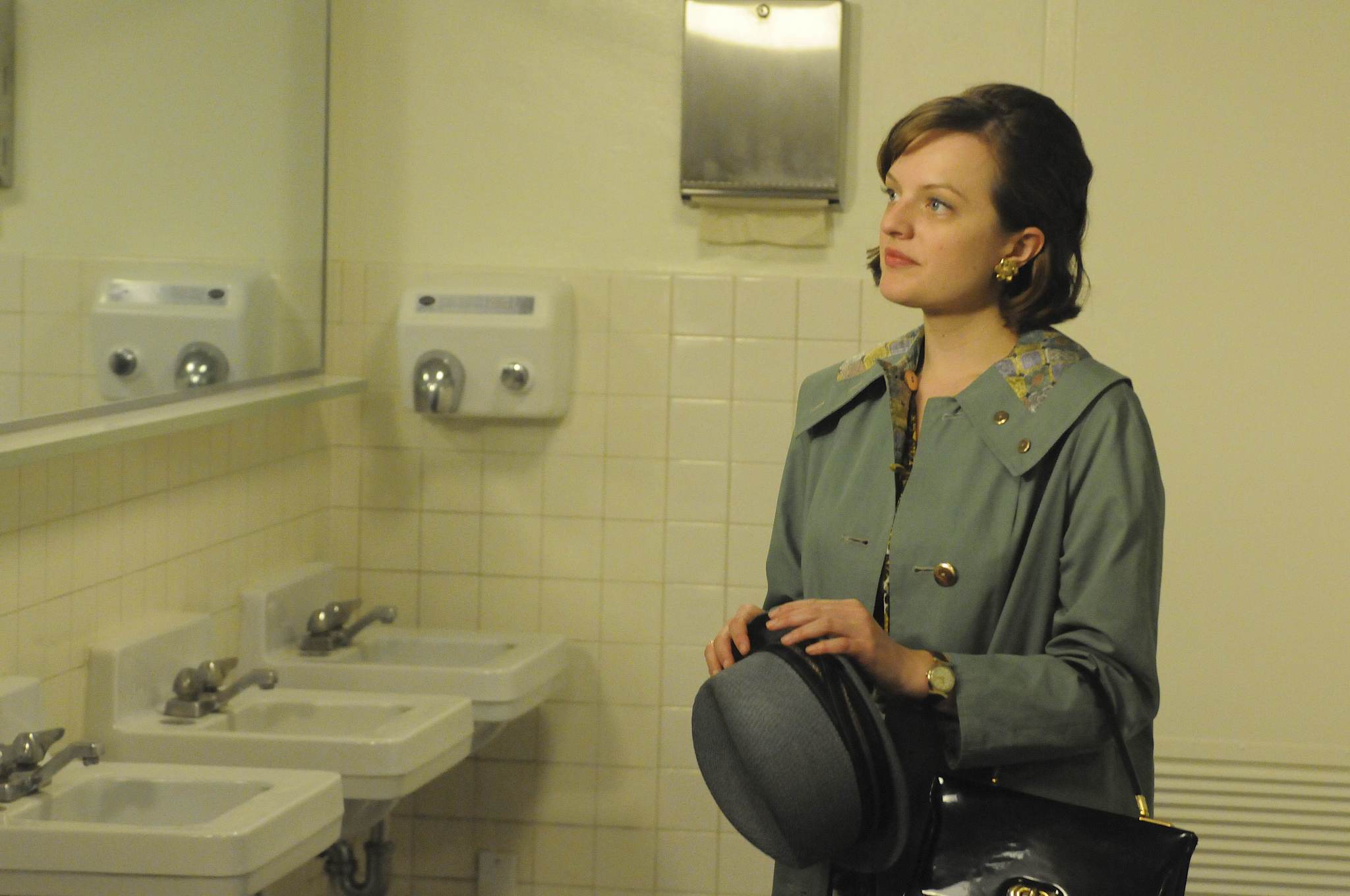 Still of Elisabeth Moss in MAD MEN. Reklamos vilkai (2007)