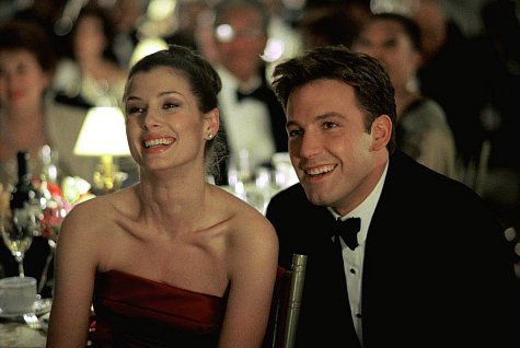 (Left to right) Bridget Moynahan as Dr. Cathy Muller and Ben Affleck as Jack Ryan in 